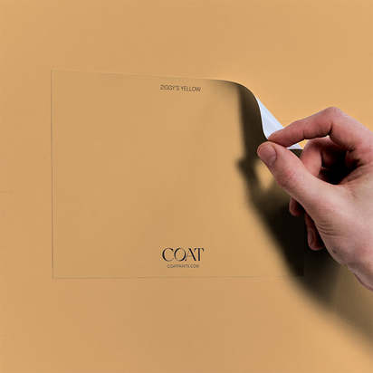 Ziggy's Yellow Sample - Peel & Stick