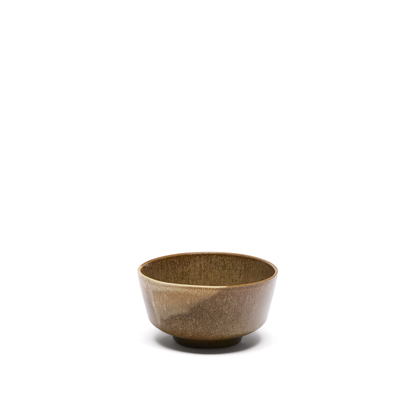 Brown ceramic Nagoli bowl