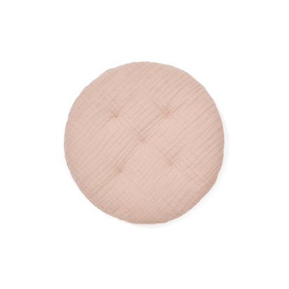 Laily pink cushion made of 100% organic cotton, Ã˜30 cm