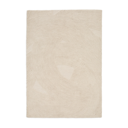 Domm beige wool rug, 200 x 300 cm