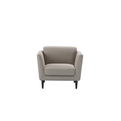 Holly Armchair in Stone Brushed Linen Cotton
