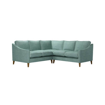 Iggy Small Corner Sofa in Sea Spray Aquaclean Clever Chenille
