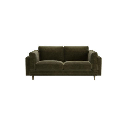 Marco 2 Seat Sofa in Juniper Aquaclean Clever Chenille