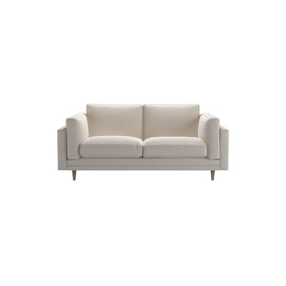Marco 2 Seat Sofa in Taupe Brushed Linen Cotton