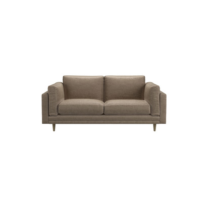 Marco 2 Seat Sofa in Greige Florence Textured Weave