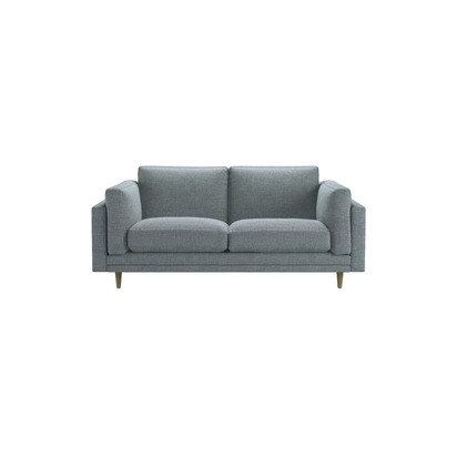 Marco 2 Seat Sofa in Cornflower Silky Jacquard Weave