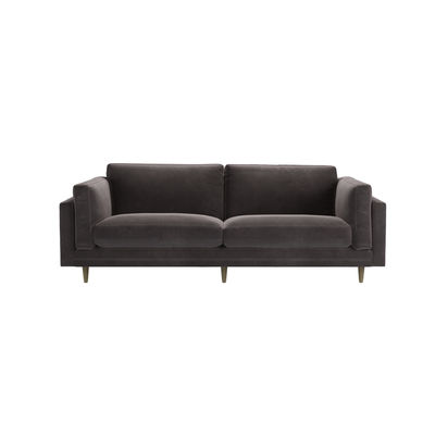 Marco 3 Seat Sofa in Shale Aquaclean Clever Velvet