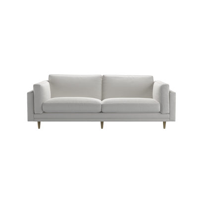 Marco 3 Seat Sofa in Alabaster Brushed Linen Cotton