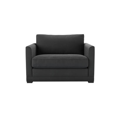 Aissa Loveseat Sofa bed in Arctic Seal Easy Cotton