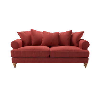 Teddy 3 Seat Sofa in Indian Summer Easy Cotton