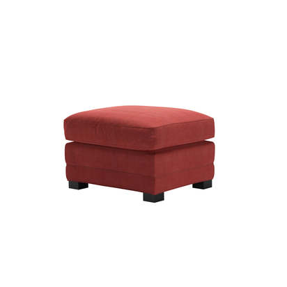 Aissa Medium Rectangular Footstool in Indian Summer Easy Cotton