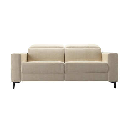 Ezra 2 Seat Recliner Sofa in Chantilly Aquaclean Clever Chenille