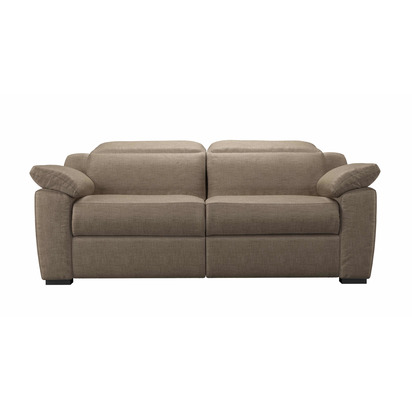 Hudson 2 Seat Recliner Sofa in Greige Florence Textured Weave