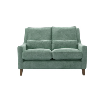 High Back Iggy 2 Seat Sofa in Sea Foam Aquaclean Clever Canvas