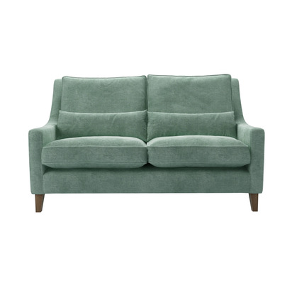 High Back Iggy 2.5 Seat Sofa in Sea Foam Aquaclean Clever Canvas