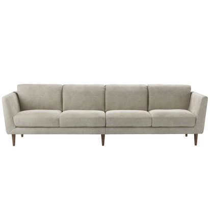 Holly 4 Seat Sofa in Sand Aquaclean Clever Canvas