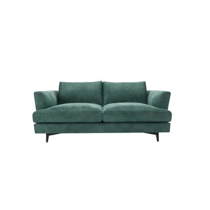 Lars 2 Seat Sofa in Peacock Aquaclean Clever Canvas