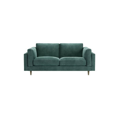 Marco 2 Seat Sofa in Peacock Aquaclean Clever Canvas