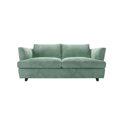 Lars 3 Seat Sofa Bed in Sea Foam Aquaclean Clever Canvas