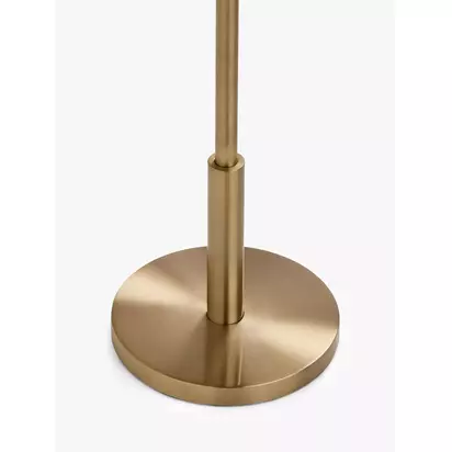 John Lewis Apollo Mirrored Side Table, Brass Gold | H50.60 x W30.20cm