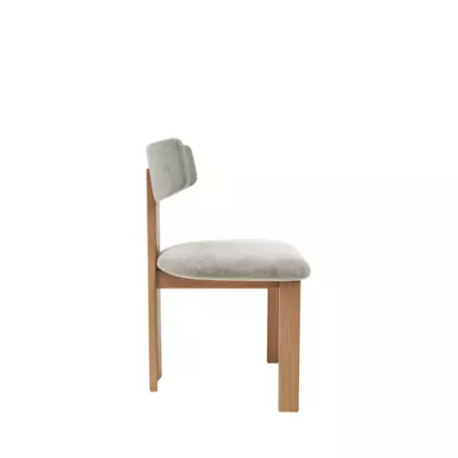John Lewis Aksel Dining Chair, Oak Leg Sunset | H 83.5cm X W53.0cm X D 53.0cm