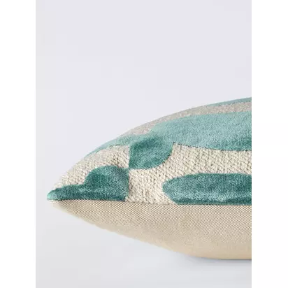 John Lewis Redoma Cushion Blue | H2 x W50 x D50cm