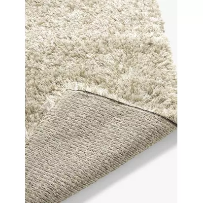 John Lewis Rhapsody Shaggy Rug Putty | L140 x W80cm