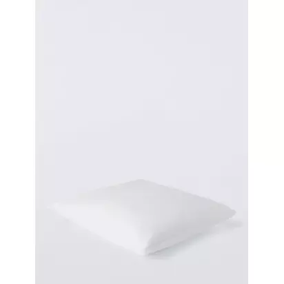 John Lewis Microfibre Cushion Pad White | H45 x W45cm