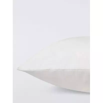 John Lewis Microfibre Cushion Pad White | L40 x W60 x D20cm