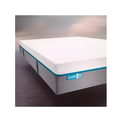 Simba Hybrid® Mattress, Medium/Firm Tension, Super King Size White | H25 x W180 x D200cm