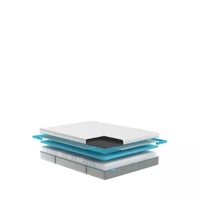 Simba Hybrid® Mattress, Medium/Firm Tension, Super King Size White | H25 x W180 x D200cm