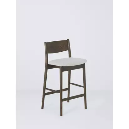John Lewis Parity Bar Stool Dark Brown | H87.80 x W46.10 x D45.20cm