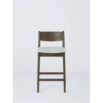 John Lewis Parity Bar Stool Dark Brown | H87.80 x W46.10 x D45.20cm