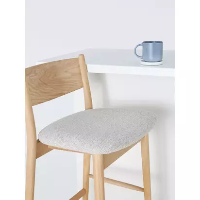 John Lewis Parity Bar Stool Oak | H87.80 x W46.10 x D45.20cm