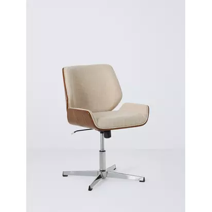 John Lewis Melrose Office Chair Natural | H86.36 x W55.88 x D57.79cm