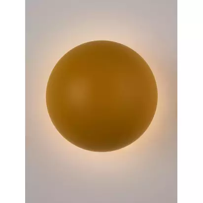 John Lewis Mushroom Rechargeable Dimmable Wall Light Yellow | Dia.15 x D11cm