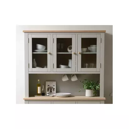 Cotswold Company Chester Dresser Top, Dove Grey Dove Grey | H111.00 x W137.00 x D34.00cm