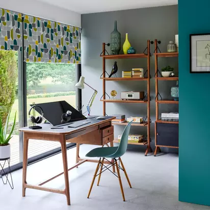 John Lewis New Soren Desk, FSC-Certified (Birch Wood) Dark Birch | H76 x W135 x D65cm
