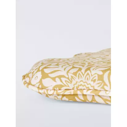 John Lewis Hidcote Seat Pad Yellow | H4 x W43 x D38cm
