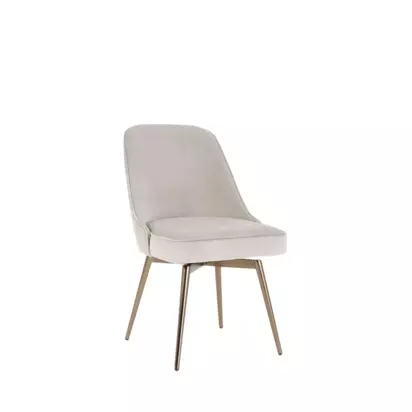 west elm Mid-Century Swivel Office Chair, Grey Grey | H89.50 x W49.50 x D59.40cm