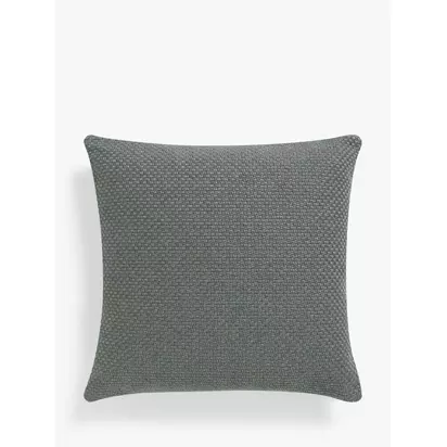John Lewis Luce Textured Cushion Grey | H50 x W50cm
