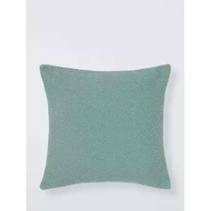 John Lewis Luce Textured Cushion Sage | H50 x W50cm
