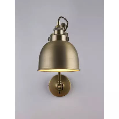 John Lewis Baldwin Reach Wall Light Brass | H33.90 x W15.80 x D34cm