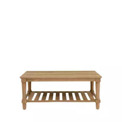 Cotswold Company Elkstone Coffee Table, Mellow Oak Mellow Oak | H45.00 x W110.00 x D70.00cm