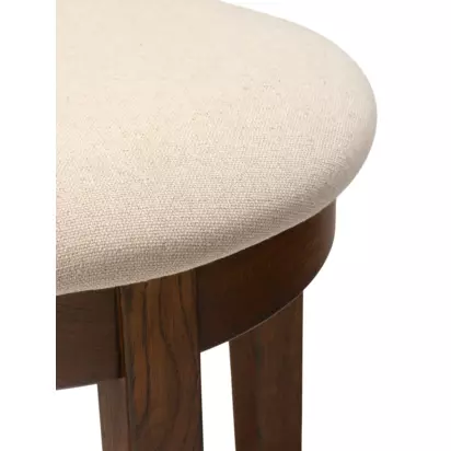 Cotswold Company Winchcombe Dressing Table Stool, Dark Oak Dark Oak | H46.00 x W40.00 x D40.00cm