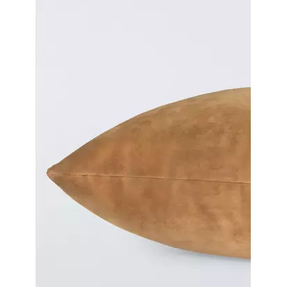 John Lewis Square Velvet Cushion Bronze Gold | H45 x W45 x D6cm