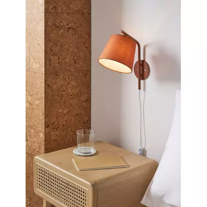 John Lewis Harry Plug-In Wall Light Auburn | H28.50cm * W16.00cm * D24.00cm