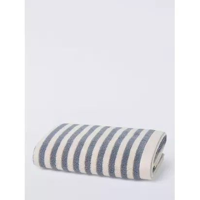 John Lewis Fine Stripe Towels Thistle | H90.00cm * W50.00cm