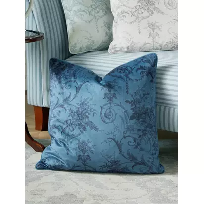 Laura Ashley Tuileries Cushion Midnight | H50 x W50cm
