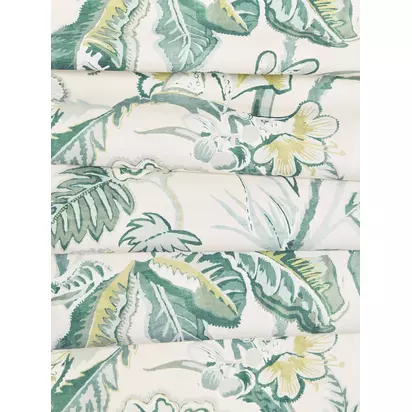 John Lewis Joanna Floral Furnishing Fabric, Woodland Green Woodland Green